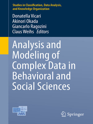 cover image of Analysis and Modeling of Complex Data in Behavioral and Social Sciences